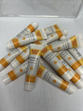 (14) Burt's Bees exfoliating Clay Mask 0.57 Oz Vitamin C Plum Acai 99% Natural