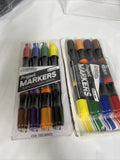 (2) ArtSkills Project Markers Dual End  Poster Making Arts and Crafts 8 Colors
