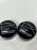(2) L.A. Girl Pro Powder High-Definition Face Setting Powder Banana Yellow PP920