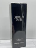 Armani Code by Giorgio Armani 2.5 oz EDT Cologne Homme Men New Imperfect Box