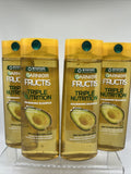 (4) Garnier Fructis Triple Nutrition Shampoo 12.5 DRY TO VERY DRY HAIR Hair Care