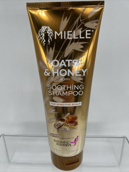 Mielle Oats & Honey Soothing Shampoo Moisturize Hair Sensitive Scalp 8 Oz