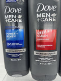 (3) Dove Men + Care Sport Care Deep Clean Exfolliiating Body & Face Scrub 18 OZ