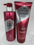 (2)  Old Spice Thickening Shampoo & Conditioner W/ Biotin 17.9oz 10.9oz