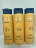 (3) Harry's Redwood Body Wash The Balanced Clean Foaming Lather Sandlewood 16oz