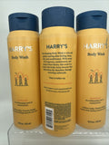 (3) Harry's Redwood Body Wash The Balanced Clean Foaming Lather Sandlewood 16oz