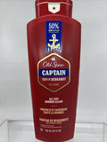 Old Spice Red Collection Body Wash Shower Gel Captain Scent JUMBO SIZE 24oz