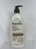 (2)Aveeno Tone + Texture Daily Renewing Body Lotion Prebiotic Oat Exfoliate 18oz