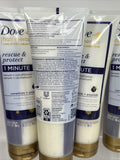 (4) Dove Hair Therapy RESCUE & PROTECT, 1 Minute Serum + Conditioner, 8 oz