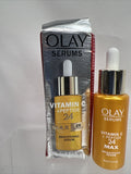 Olay Serums Vitamin C + Peptide24 Brightening Serum Wrinkle Eye 1.3oz BOX DAMAGE