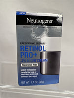 Neutrogena Rapid Wrinkle Repair Retinol Pro+ .3% Night Creme 1.7 oz NEW BOX