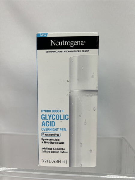 Neutrogena Hydro Boost + Glycolic Acid Fragrance Free Overnight Peel - 3.2 fl oz