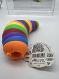Rainbow Fidget Slug Toy Anti Stress Sensory Articulated Anxiety Relief Kids 7.5"