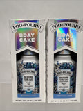 (2) Poo-Pourri Before-You-Go Toilet Spray Birthday Cake Vanilla + Coconut 2oz