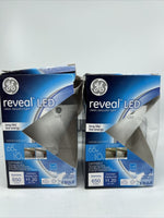 (2) GE reveal LED  Indoor Floodlight Dimmable Light Bulb 65w 10w 650 Lumens