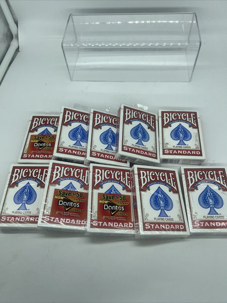 (10) New Sealed Deck of Bicycle Standard Face Poker Playing Cards RED