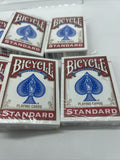 (10) New Sealed Deck of Bicycle Standard Face Poker Playing Cards RED