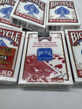 (10) New Sealed Deck of Bicycle Standard Face Poker Playing Cards RED