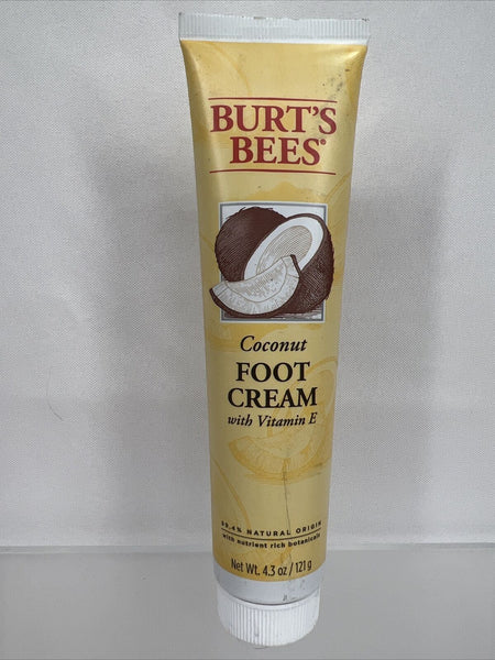 Burt's Bees Coconut Foot Creme Vitamin E  4.3oz COMBINE SHIPPING!