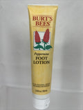 Burt's Bees Peppermint  Foot Lotion  Vitamin E  3.38oz COMBINE SHIPPING!
