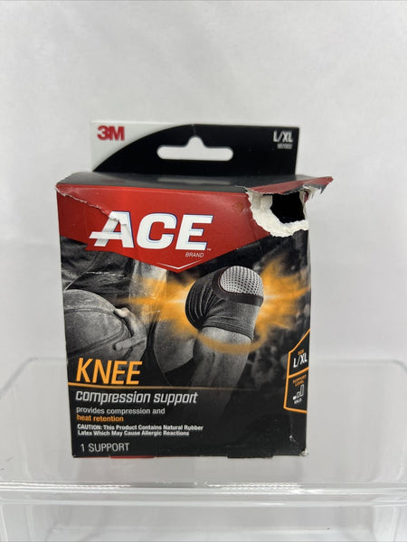 ACE Compression Knee Support 907002 Large / Extra Large Heat Retention 16-20” ￼