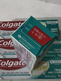 (4) Colgate Total Fresh Mint Stripe Gel Toothpaste Brush Teeth Gum Rinse 4.8oz