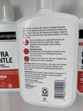 (2) Neutrogena Ultra Gentle Daily Cleanser Pro Vitamin B5 16oz Fragrance Free