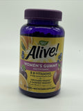 Nature's Way Alive! Women's Gummy Multivitamin B Vitamin 60 Count 11/23