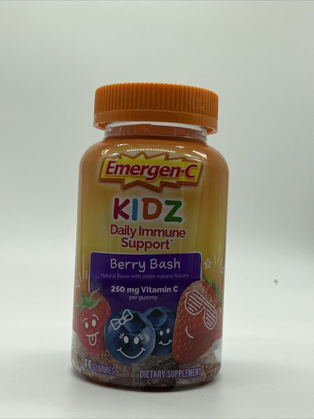 Kids Emergen-c Daily Immune Support Berry Bash 44 Gummies 11/23