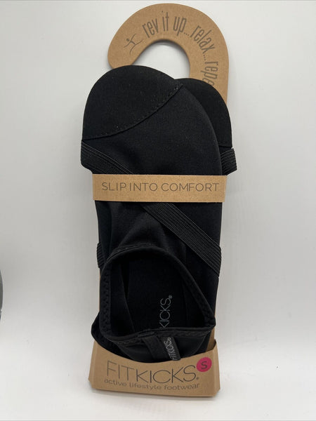 Small Fitkicks Women's Active Lifestyle Footwear BLACK FLEX Yoga Water Sports
