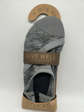Large  Fitkicks Women's Active Lifestyle Footwear Grey FLEX Yoga Water Sports 9