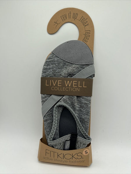 Small Fitkicks Women's Active Lifestyle Footwear GREY FLEX Yoga Water Sports