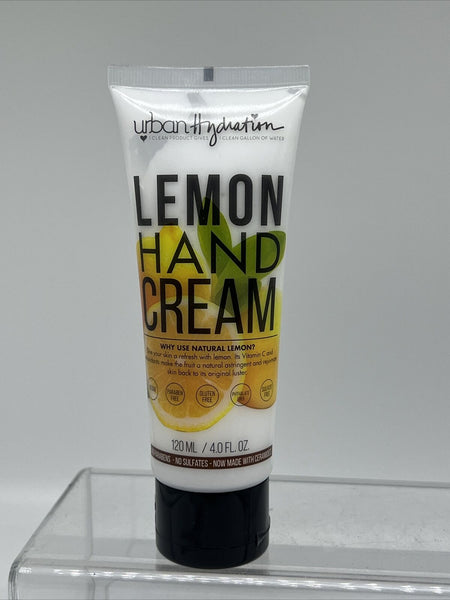 Urban Hydration Lemon Hand Creme Moisturizing Lotion Vegan 4 oz