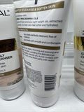 (6) L'Oreal AGE PERFECT Gentle Daily Creme Cleanser for Mature Face  5 fl oz