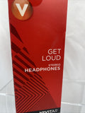 Vivitar Get Loud Stereo Headphones On Ear Adjustable Headband ear