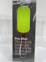 The Knot Dr. Hair Brush  Pro Mini Wet & Dry Detangler Heat Resistant Case Green