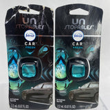 (2) Febreze Car Vent Clip Air Freshener, Unstopables Fresh 0.07fl oz fresh