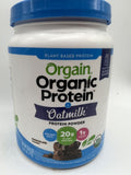 Organic Protein Powder Oatmilk Plant Base Chocolate 20g 1.05lb 1/24+ COMBINESHIP