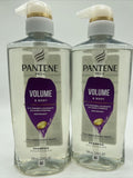 (2) PantenePro-V Volume & Body Shampoo No Harsh Paraben Full Hair HUGE  17.9oz