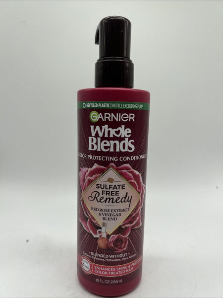 Garnier Whole Blends Red Rose Pure Clean Vinegar Color Treated  Conditioner 12oz