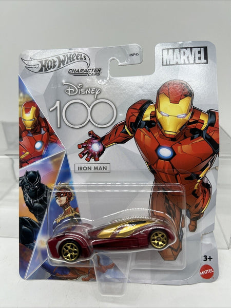 Hot Wheels Disney 100 Years Iron Man Marvel Character Car 2023 COMBINE SHIP!