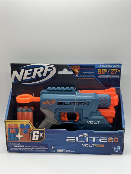 NERF Elite 2.0 Volt SD-1 Blaster 6 Darts Light Beam Targeting 90ft COMBINE SHIP!