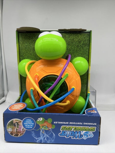 Tortoise Water Sprinkler Spinning Kid Toy Garden Hose Connection ￼ Turtle Pool