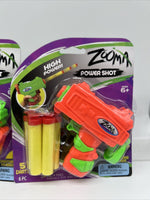 (2) JA-RU Zooma Ultra Foam Power Shot Dart Toy Gun 5 Foam Darts Tag Kid Party