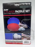 Franklin Ping Pong Table Tennis Paddles 2 Player Set Pips OutConcave Wood 3 Ball