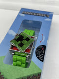 Minecraft Boys Digital Watch Spinner Dial Lift Cover To Show Time Age 6+ Toy
