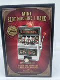 Original Fun Workshop Mini￼ Slot Machine & Bank Battery Light Sounds Jackpot Toy