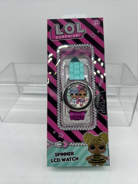 Disney L.O.L  Suprise LCD Girls Digital Watch Spinner Dial LiftCoverShowTime Toy