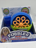 Fubbles Mini Bubble Blower Machine Battery Operated Blue & Green Kid Toy