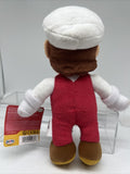 New Super Fire Mario (White) Plush Stuffed Toy 9" Jakks world of Nintendo